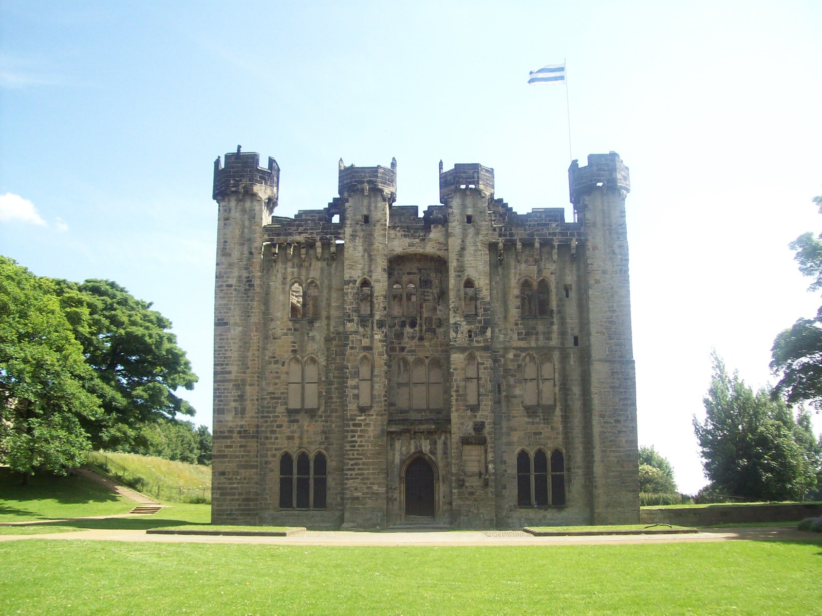 Photograph of Hylton Castle · atmospheric colour edit