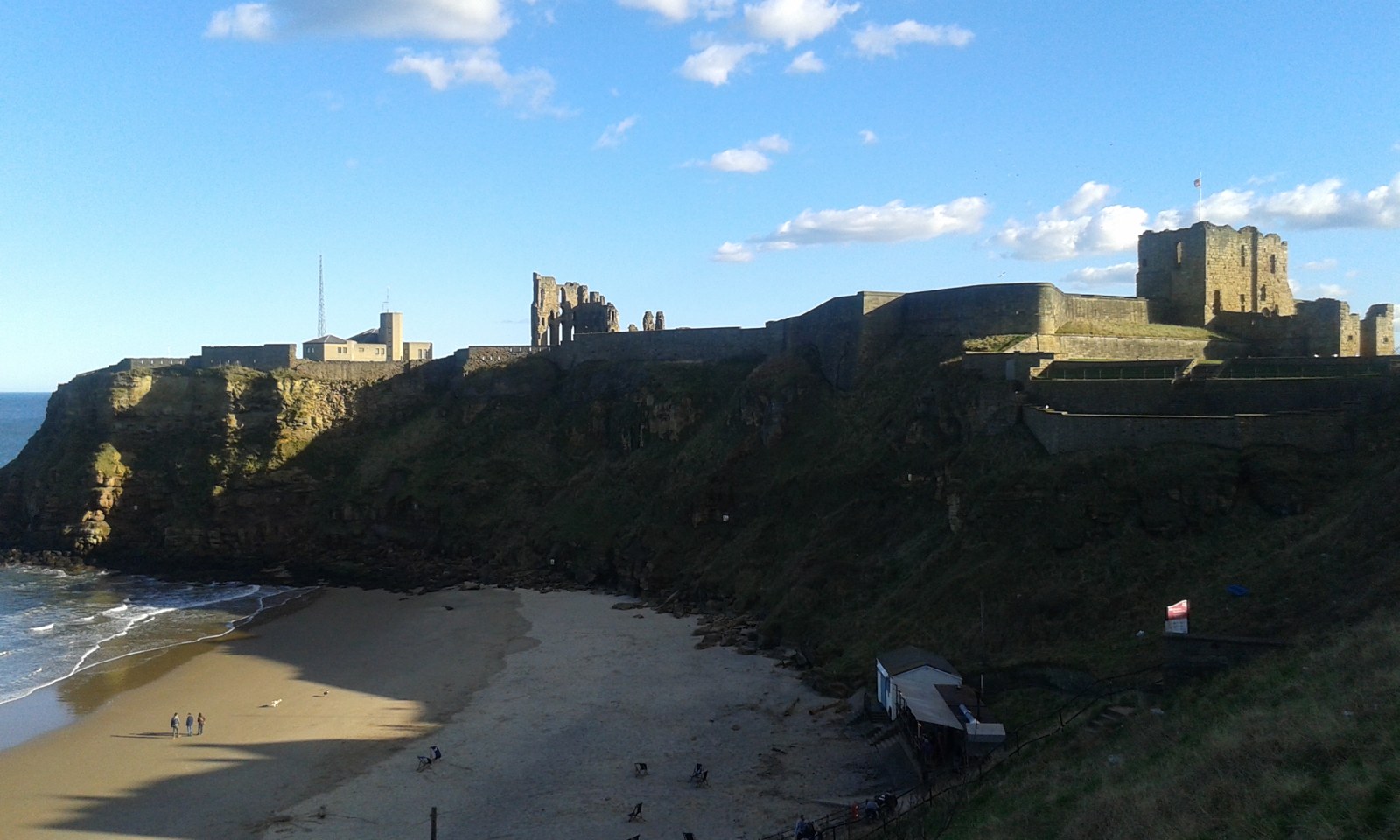 Photograph of Tynemouth Priory and Castle · atmospheric colour edit