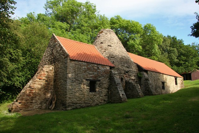 Photograph of Derwentcote Steel Furnace · atmospheric colour edit